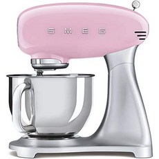 Smeg 1950s 레트로 스타일 에스테틱 스탠드 믹서 (핑크), One Color_Pink, One Color_Pink, One Color