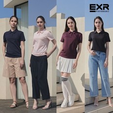 EXR [EXR]핫 썸머 씨어서커 +기능성싱글스판 카라티셔츠 패키지 4종 여성