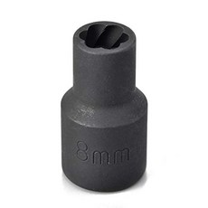 Daytona 자전거 도구 육각 소켓 8mm 무두질 볼트 제거 드라이브 3/8 인치 트위스트 16106, 1개