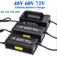 리튬 lifepo4 배터리용 스마트 충전기 60V 48V 20A 15A 8A 72V 54.6V 58.8A 71.4V, 04 8A, 06 14S 58.8V li ion