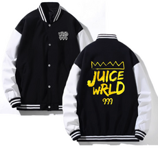 주스 월드 juice wrld 힙합 래퍼 유니섹스 야구 점퍼 자켓 바람막이 스트릿패션 B0178