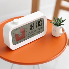 디지털 타이머 겸 탁상시계 알람 날짜 요일 시간 표시 공부 스터디 타이머, 단품