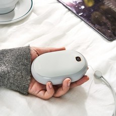 단미 몽그리 USB 충전식 손난로 대용량 보조배터리 10000mAh, 손난로 DA-RHW01 그레이