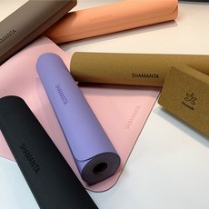 반미끄럼 방지 Tpe 요가 매트 두꺼운 요가 매트에 사용 가능, 1830X610X6MM 블랙(TPE 체인 셰이딩)