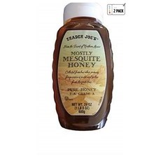 Trader Joe's Mostly Mesquite Honey from the Desert of Northern Mexico 모스틀리 메스키트 꿀 680g 2팩, 1개