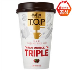 TOP트리플에스프레소라떼300mlx20개+아이스안전포장, 20개, 300ml