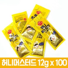 오뚜기 일회용 허니머스타드 머스타드, 100개