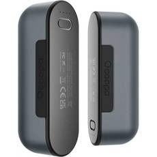 OCOOPA 휴대용 손난로 충전식 2팩 분리형 손난로 충전기 핸드 워머, 상세페이지 참고, 검은색