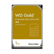 [미국직배송] Western Digital 18TB WD 골드 엔터프라이즈 클래스 내장 하드 드라이브 7200RPM SATA 6Gb/s 512MB 캐시 3.5인치 (WD181KRY, [미국직배송] 1TB