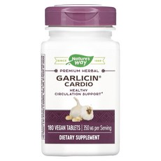 Garlicin Cardio 네이쳐스웨이 갈리신 카디오 350mg 180비건정, 180개