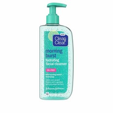 Clean & Clear Morning Burst Hydrating Facial Cleanser 클린앤클리어 모닝 부스트 하이드레이팅 페이셜 클렌저 8oz(240ml) 2팩, 1개