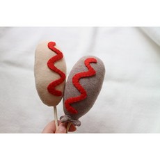 DIY 핫도그 양말인형만들기 (인형패키지 인형DIY 싹스돌 귀여운인형), 핫도그 패키지만, 1개
