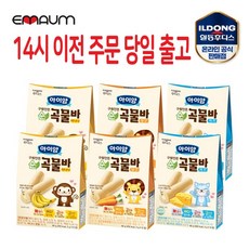 일동후디스 구워만든 순 곡물 바 3종 6p 세트 바나나 치즈 당근 1세트 40g, 3세트