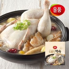 올품 [올품] 누룽지백숙 750g 2팩, 단일옵션