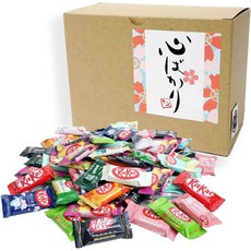 KITKAT 일본 킷캣 미니 랜덤 박스 60개 초콜릿 세트, 단일