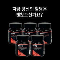 공복혈당 정상수치 조절 고민 코로솔산 바나바잎 먹는 저당유도제 보조제 탄수화물 식습관 50대 60대 이상 중년 노년 혈당 헐당 낮추는 강화제 글루코솔 코로솔산, 5BOX(5개월분), 5개, 150정