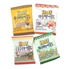 바프 HBAF 5가지맛 파티박스 와사비맛 군옥수수맛 마늘빵맛 카라멜솔티드맛 허니버터맛 간식 술안주 회식, 150개, 20g