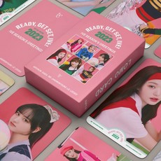 국내배송 2023년 아이브 포토카드 시즌그리팅 IVE 2023 SEASON'S GREETINGS 포카 54장 새해포카, 아이브 시즌그리팅(핑크)