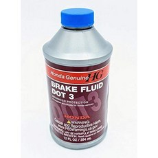 정품 Honda 08798-9008 브레이크 오일 도트 3, 단일옵션