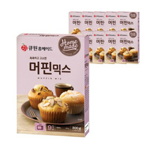 큐원 홈메이드 머핀믹스, 300g, 60개
