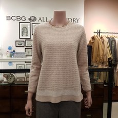 BCBG 비씨비지**따뜻한 울 니트**무료 배송**_ 제인 트위드 P/O