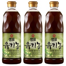 코스트코 샘표 유기농 자연콩간장 860ml, 옵션, 3개