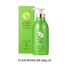 TS 토파 헤어 리턴 샴푸, 500g, 1개