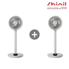 신일 AI 음성인식 서큘레이터 air S10 SIF-A09EC_B 아이보리 [1+1세트], 없음