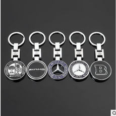 카프로젝트 NEW 벤츠 로고 메탈 키링 키홀더 열쇠고리, AMG 블랙
