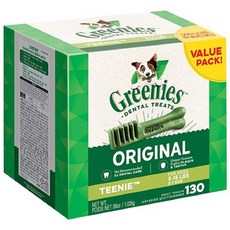  그리니즈 티니 오리지널 130개입 1.02kg 강아지간식, 130개 