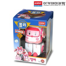 로보카 폴리 4인치 엠버 15802 구급차 변신 로봇 시리즈 자동차 장난감 (안전 포장 배송}