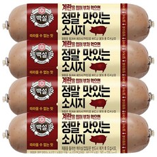CJ제일제당 정말 맛있는 소시지, 4개, 160g