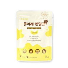 콩이래 산양유 펫밀크 고양이 강아지우유, 선택:바나나, 1개