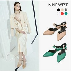 나인웨스트 NINE WEST 램스킨 크리스탈 뮬 NW501 383745