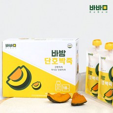 밤맛이나는 바밤 단호박죽 130g x 10봉(1box), 10개 - 처음에흰쌀죽