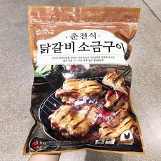 참프레 춘천식 닭갈비 소금구이 1kg, 보냉백포장, 1개