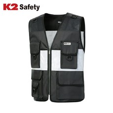K2 세이프티 워크웨어 VE-2605 멀티포켓 단체복 낚시 등산 메쉬 조끼 베스트