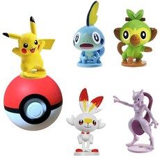 포켓몬스터W 피규어세트 포켓몬 큐방 장난감 완구 선물, 없음