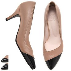 Gby고세 펌프스 엘리 G0116794블랙/베이지7cm