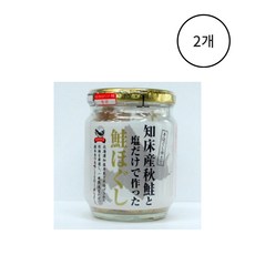 해피푸드 시레토코산 가을 연어와 소금만으로 만든 연어 후레이크, 2개, 110g