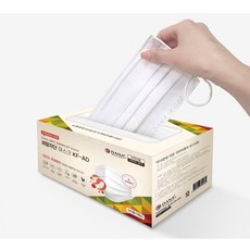 프리미엄 비말차단 마스크 국내산 일회용 황사마스크 티슈형, 화이트, 1세트, 50매입