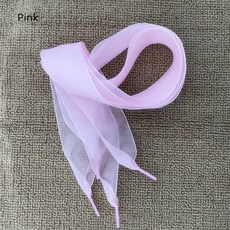1 쌍 110CM Organza 구두 여성 보우 끈 플랫 실크 새틴 리본 신발 끈 운동화 스포츠 신발 끈