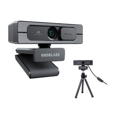 OKIOLABS A10 WEB 카메라 4K Ultra HD 광각 125 ° AI 자동 추적 800 만 화소 자동 빛 보, 상세페이지 참조, 1개