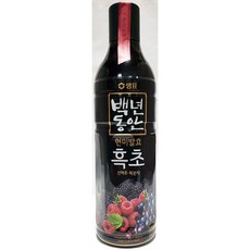 [쇼핑은 동네마트] 업소용 식자재 샘표 백년동안 흑초 음료베이스 900ml BM76AT1174, 본상품선택 1