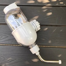 자동 급수대 필터 고양이 애견 디스펜서 오렌지 음수병 강아지식수대 단품, 고급 회색 음수기 500ml, 1개