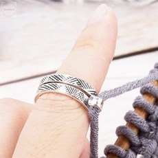 당동이 뜨개질 반지 자동바늘실끼우개