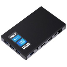 MeLE PC 윈도우 11 프로 QuieterQ N5105 LPDDR4 8GB ROM M.2 SSD (최대 2.90GHz) 듀얼 HDMI2 4K BT5.2