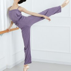 요가 점프수트 일체형 필라테스 전신 요가복 발레복