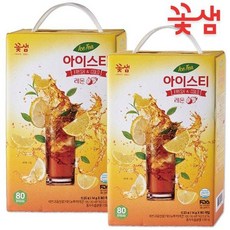 [기타]꽃샘 아이스티 레몬 홍차80Tx 2개 총160T