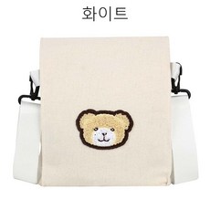 뉴타임즈5 여성미니백 베이직 컨베이어 캔버스 크로스 귀여운곰돌이백 어디에나 걸치기 휴대폰백 QH21 A15